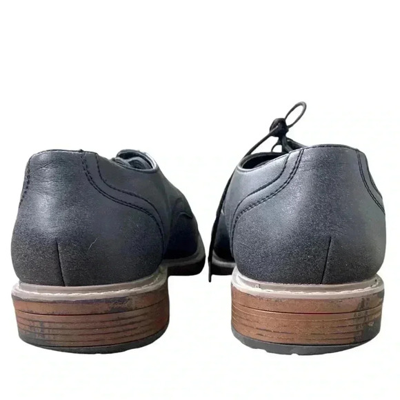 Perry  Ellis Portfolio 100% Leather Grey Casual Shoes Size 10.5 - Picture 3 of 9